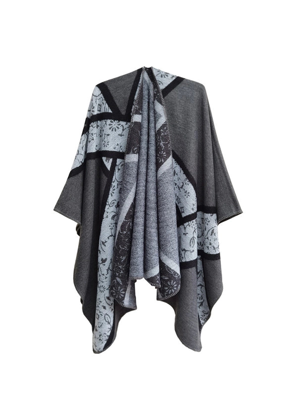 Women's Streetwear Geometric Acrylic Shawl