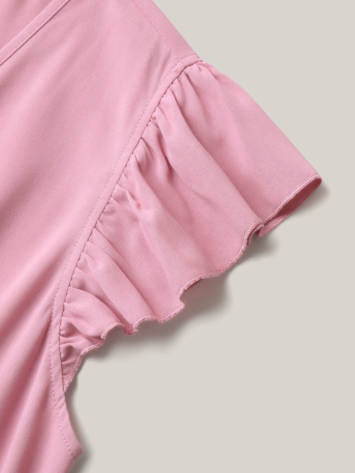 Tie-Up Panels Solid Pockets Midi Dress