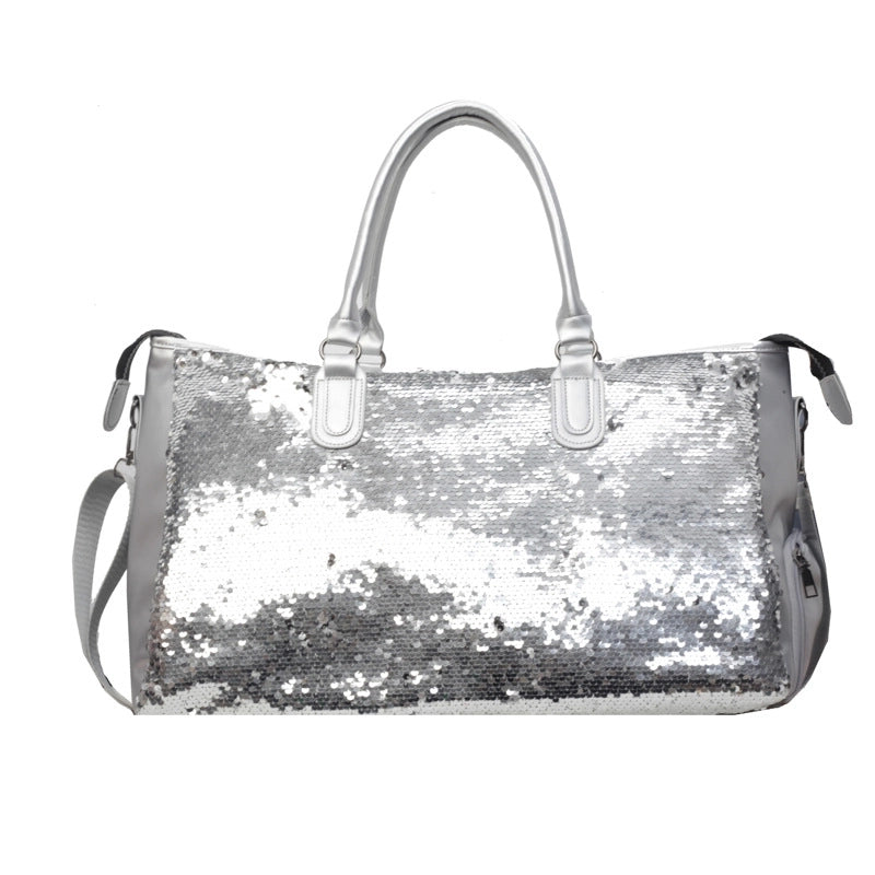 Unisex Basic Solid Color Pu Leather Travel Bags