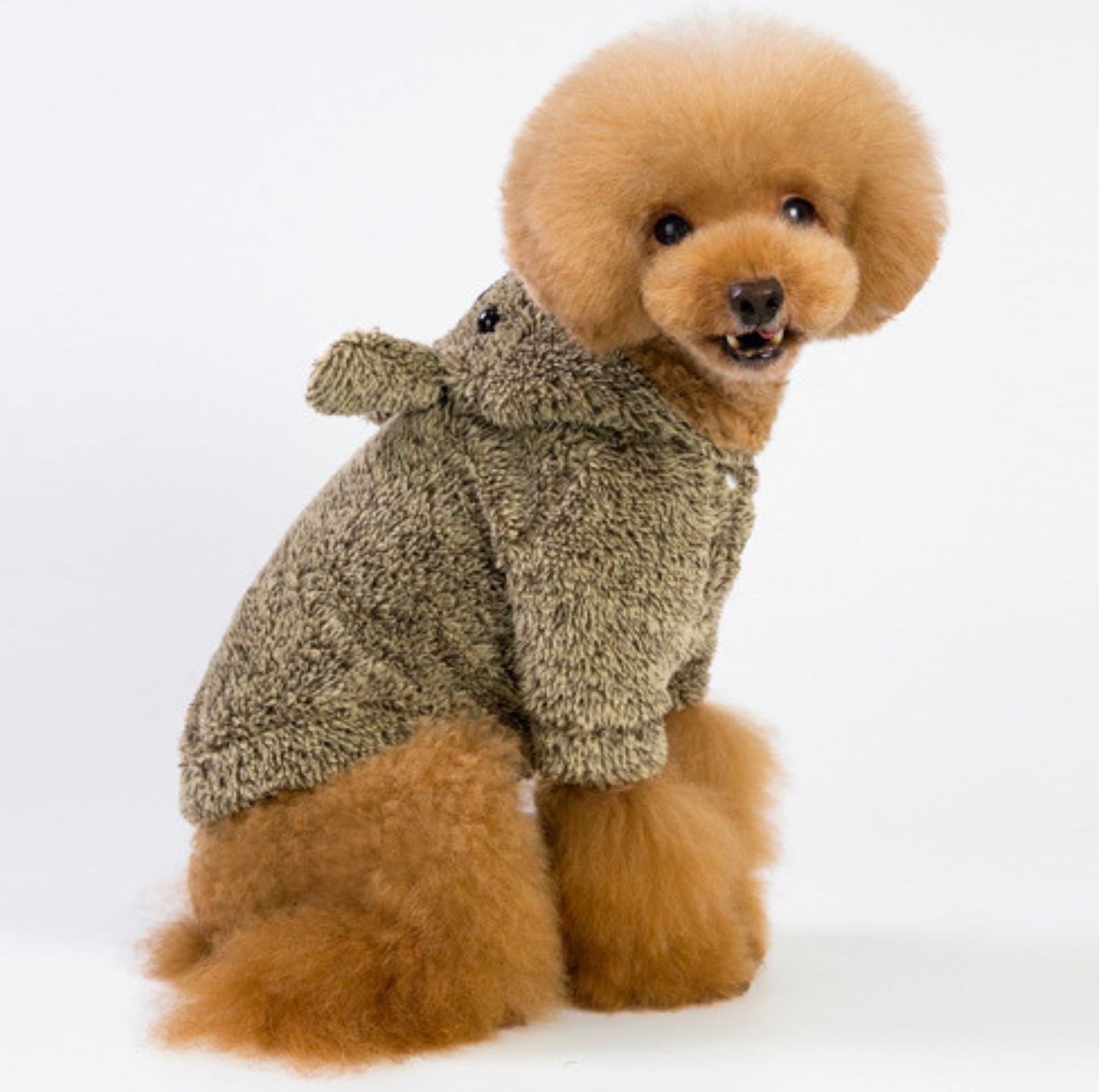 Cozy Koala Double-Fleece Dog Jacket