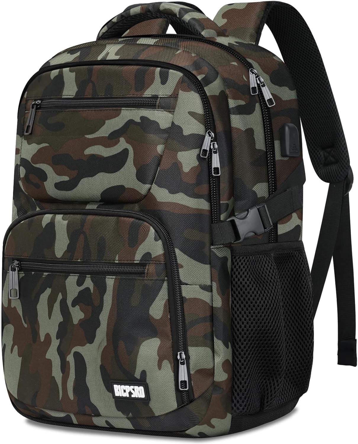 Black backpack for school, School Backpack for boys teens, Backpacks for men, College high middle school bookbag Fits15.6 Inch Laptop with USB Charging Port, Boys backpack, Book bag