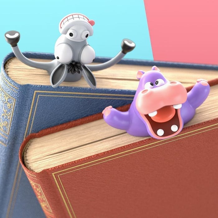 😹2024 New 3D wacky bookmarks make reading more fun