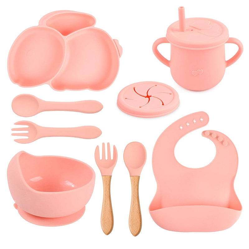 Cute Animal Silica Gel Tableware 1 Piece