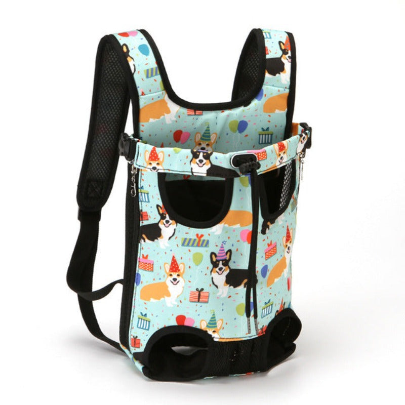 Cat Outdoor Travel Bag With Breathable Mesh