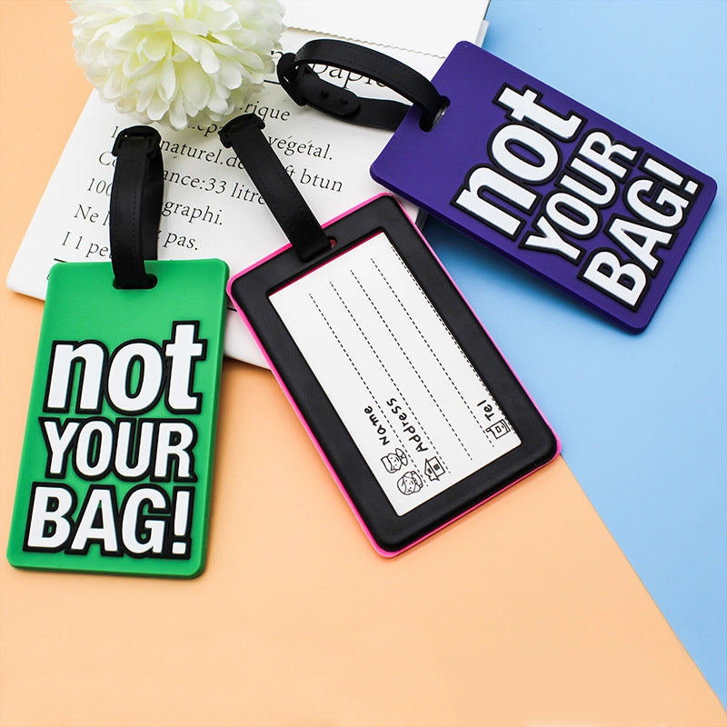 PVC Letter Luggage Tag