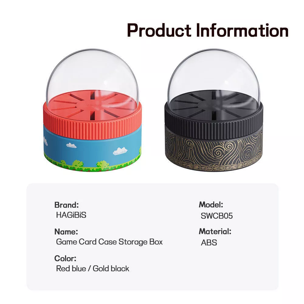 🎮Rotating Switch Game Cartridge Case