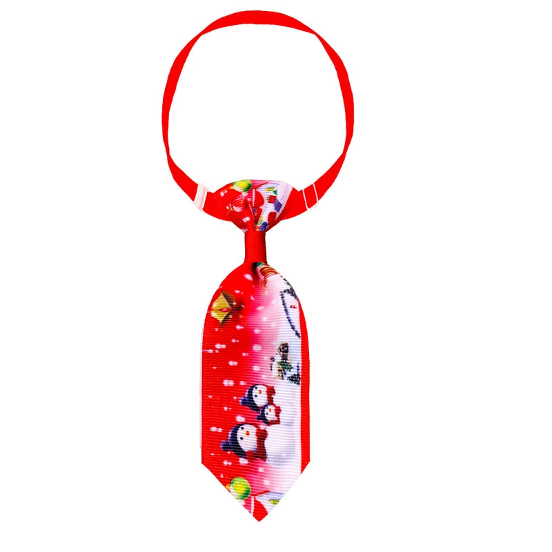 Christmas Polyester Christmas Santa Claus Snowman Snowflake Pet Accessories