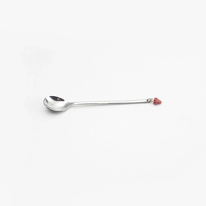 Cute Solid Color Stainless Steel Tableware