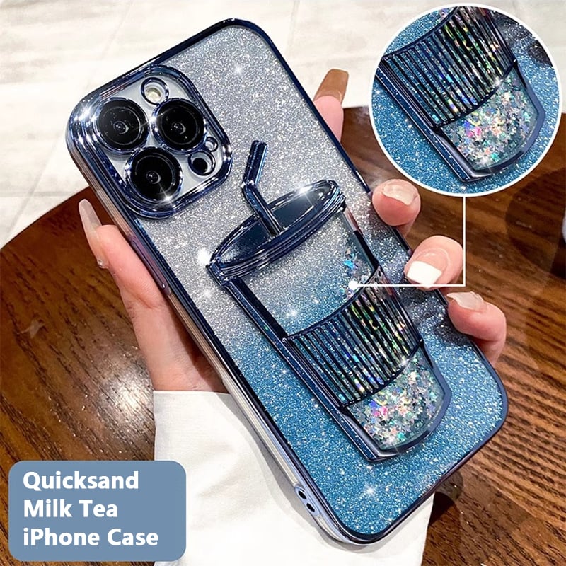 Gradient  Quicksand Starlight cup iPhone Case