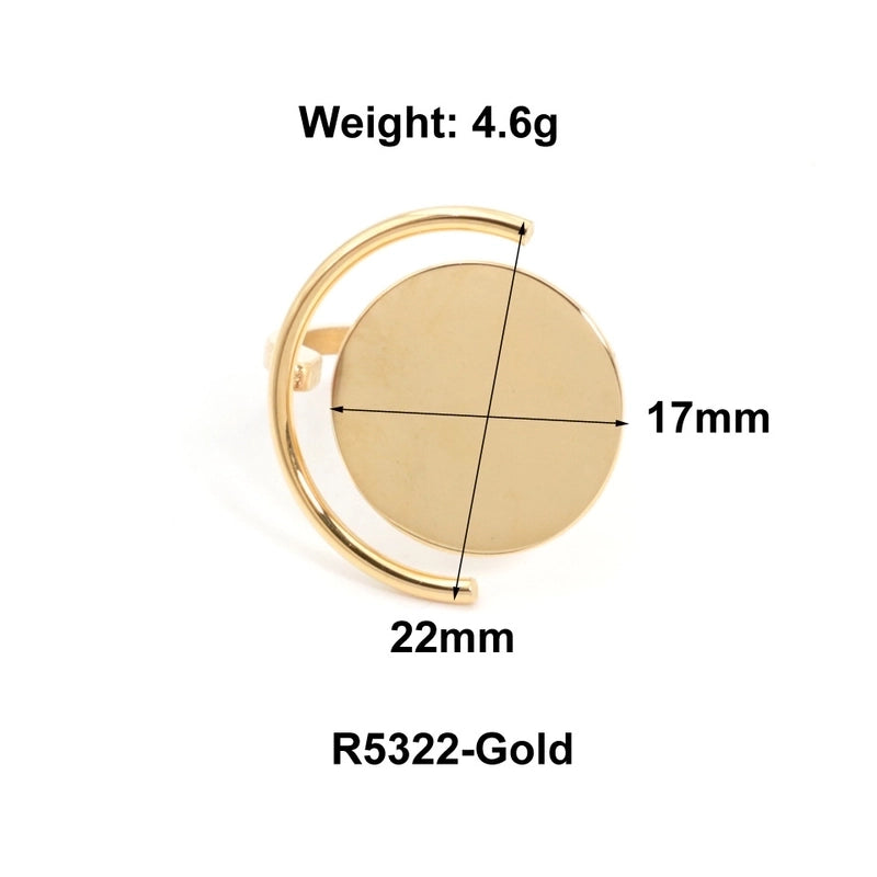 Vintage Style Classic Style Geometric Heart Shape Butterfly Titanium Steel Plating Rings
