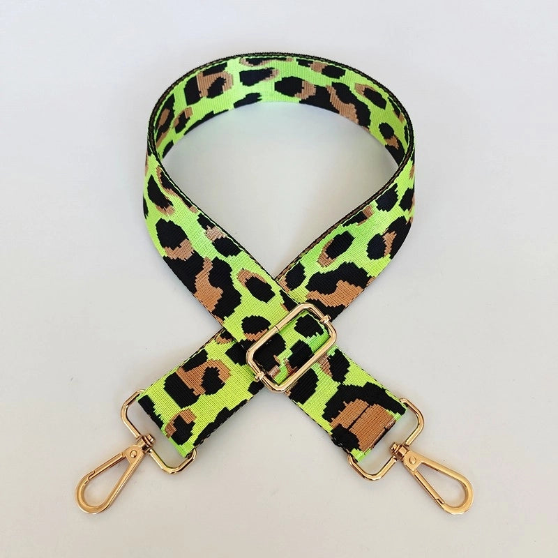 Nylon Leopard Bag Strap