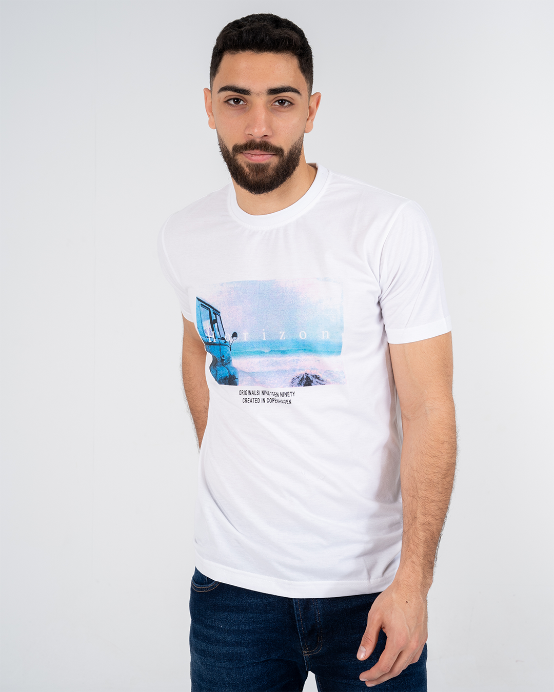 Mens Printed Short Sleeve T-shirt