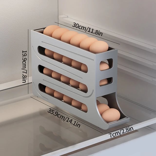 4 Tiers Egg Holder for Fridge