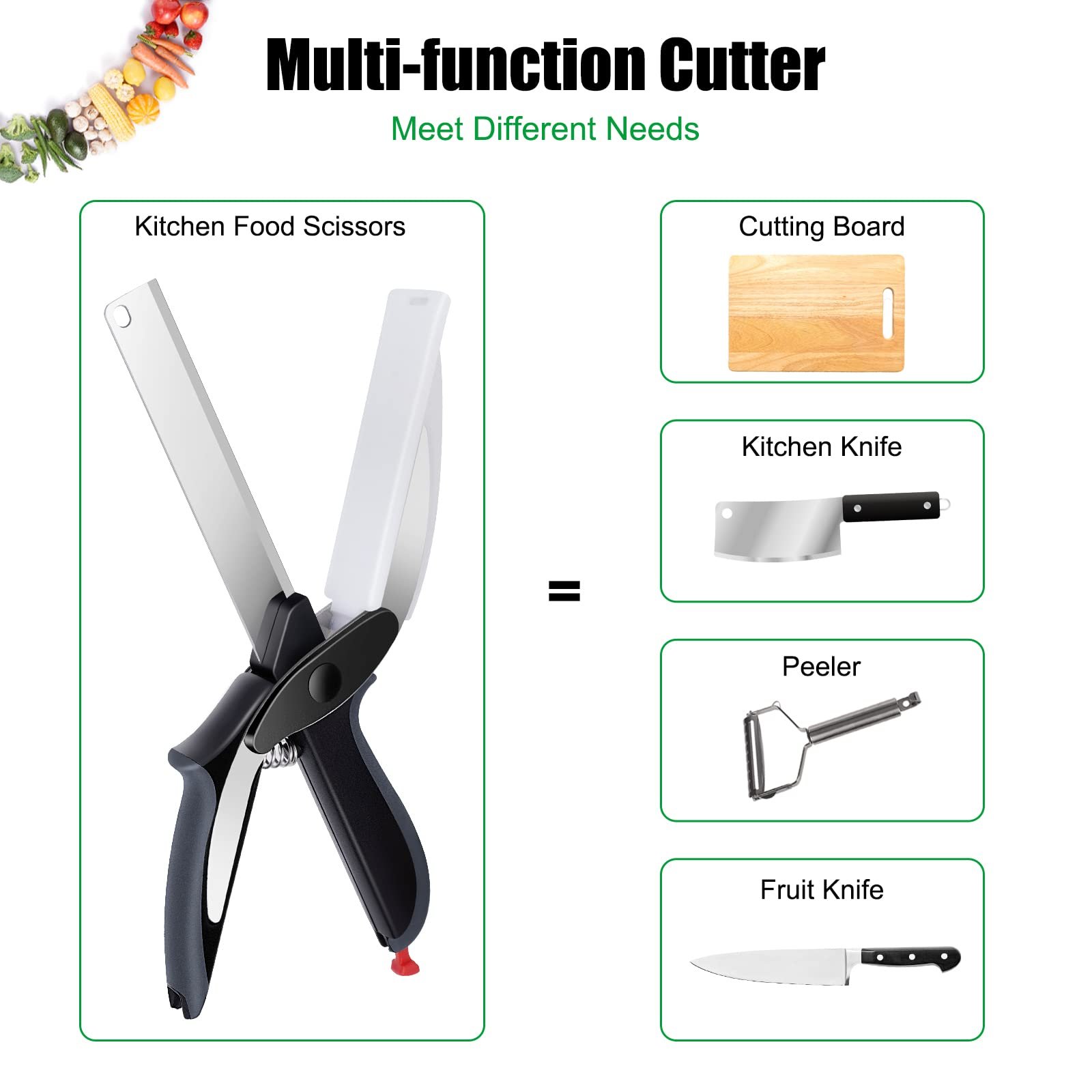 Vegetable Cutter Food Scissors