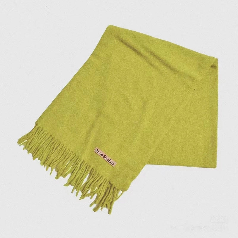 Women's Lady Minimalist Lattice Imitation Cashmere Scarf