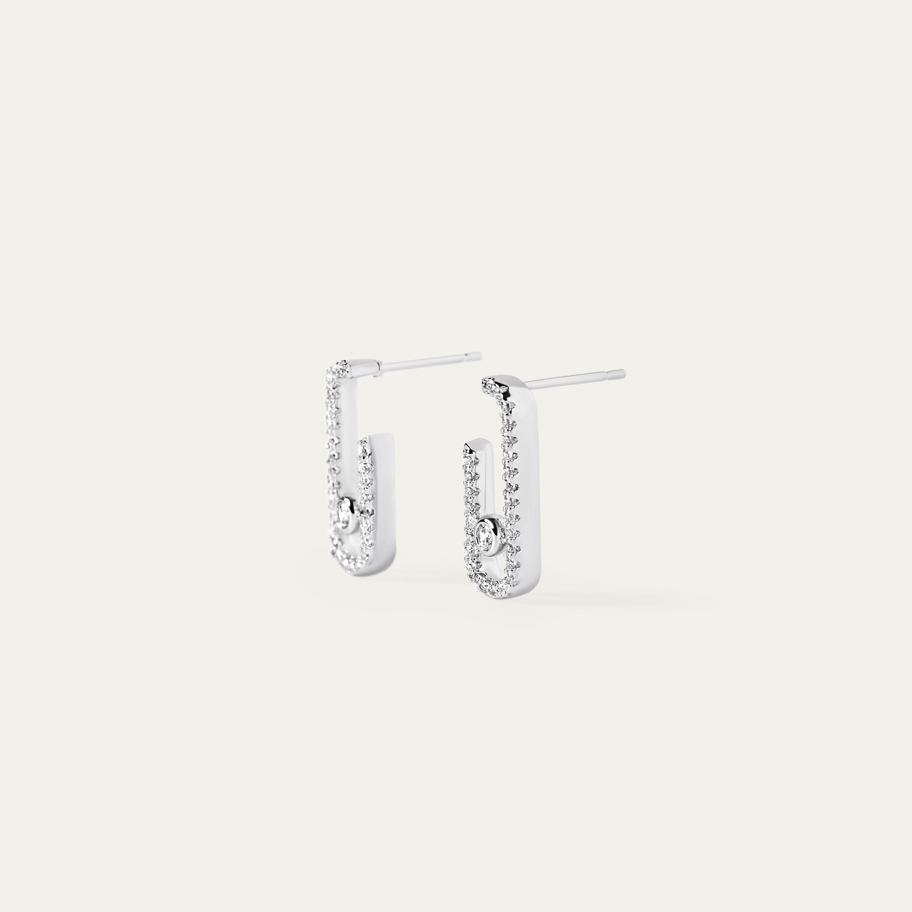 Shika Earrings (Silver Brass)