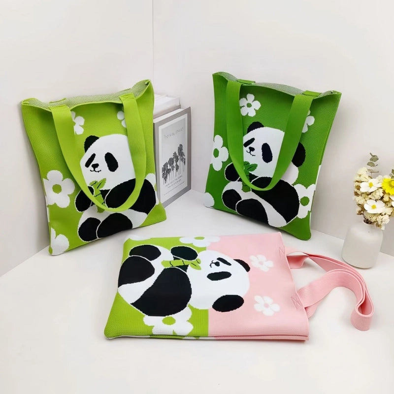 Women's Medium Polyester Animal Cute Square Open Shoulder Bag