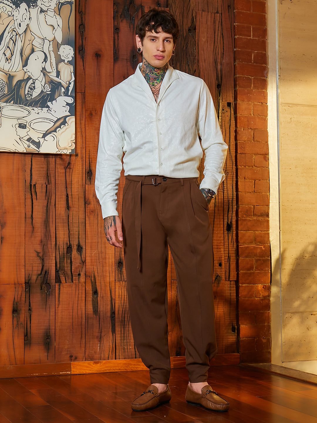 Panelled Gurkha Trousers