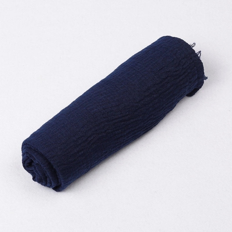 Women's Minimalist Solid Color Satin Printing Shawls