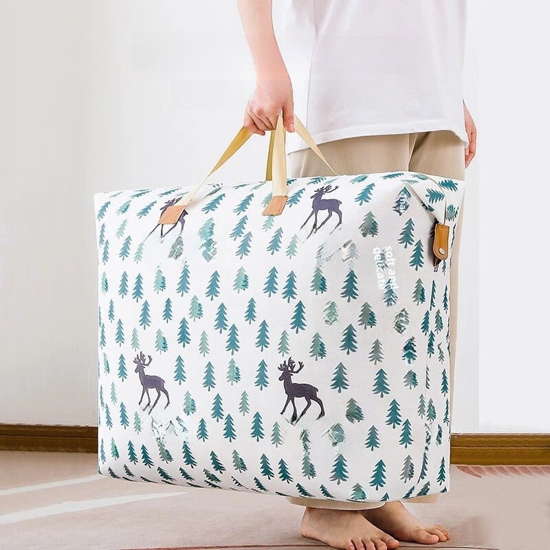 Non-woven Storage Bag Thickened Moisture-proof Quilt Large Capacity Household Moving Packing Clothes Quilt Finishing Bag