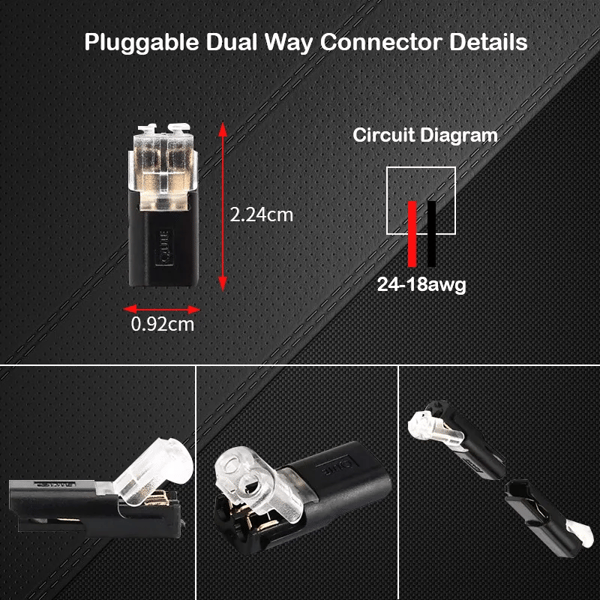 Double - Wire Plug-in Connector With Locking Buckle-👍👍BUY 2 GET 1 FREE (30PCS)