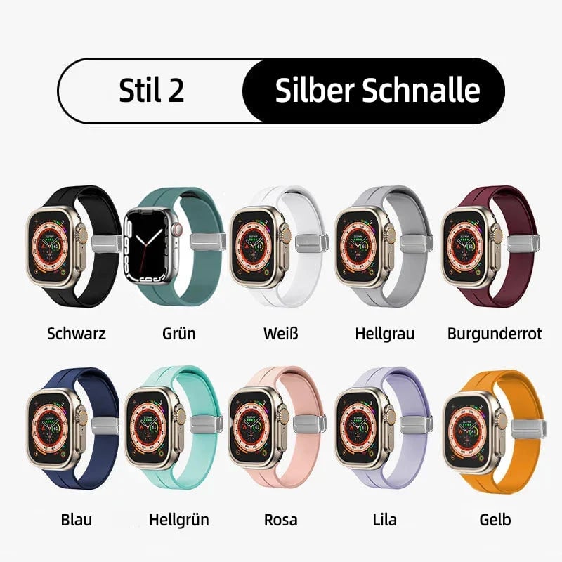 Magnetisches Silikonarmband für Apple Watch