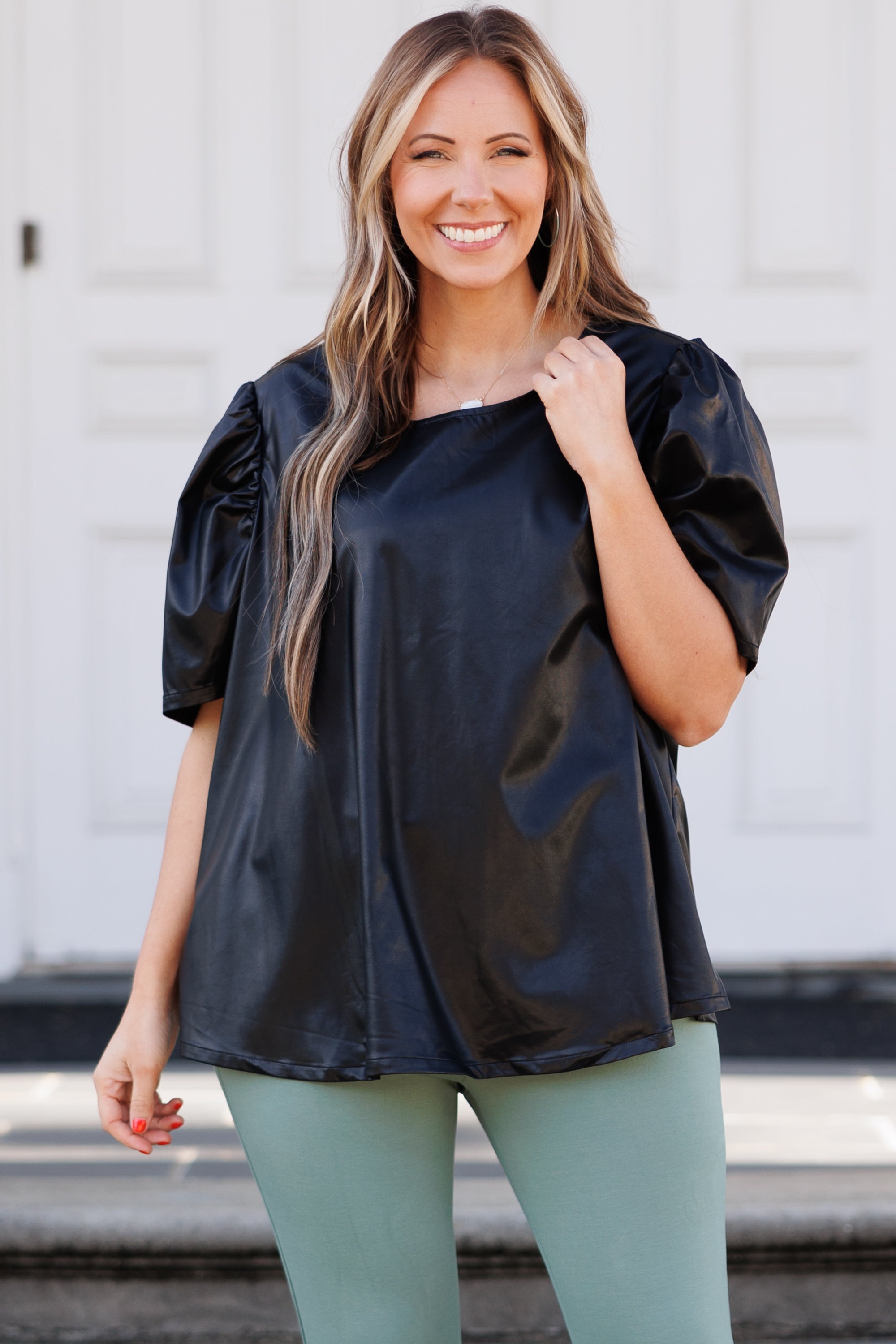 Whole Heart Top. Black