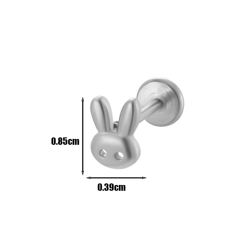 1 Piece Ear Cartilage Rings & Studs Minimalist Geometric Round 316L Stainless Steel  Plating 18K Gold Plated Ear Cartilage Rings & Studs