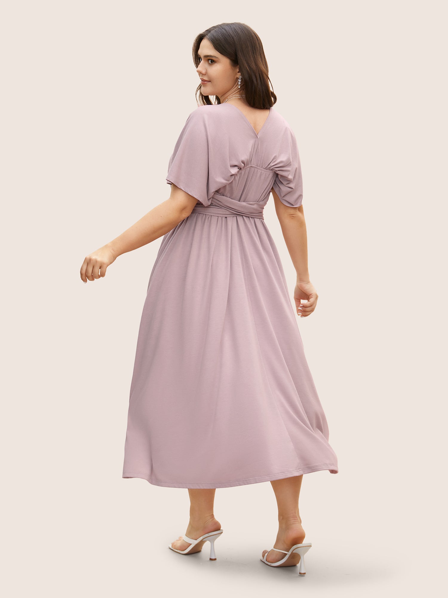 Everywhere Dress - Monochromatic Wrap Dress