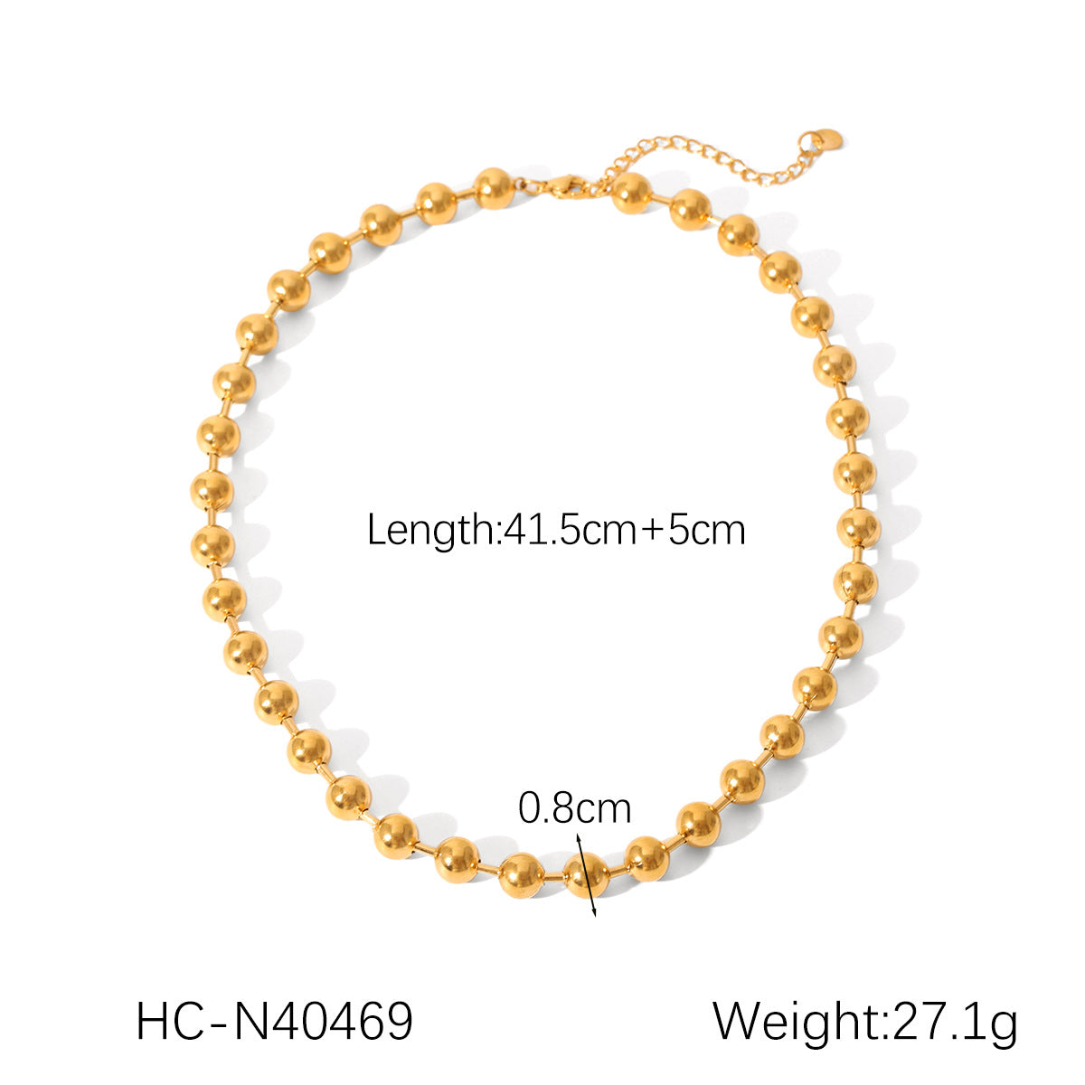 18K Gold Stainless Steel Necklace Water Drop Shell Butterfly Chain Titanium Steel Necklace Ins Style Clavicle Chain