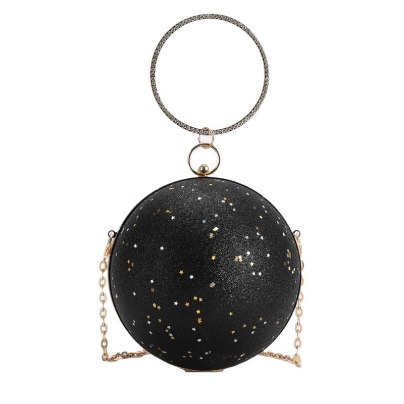 Special Material Solid Color Round Evening Bags