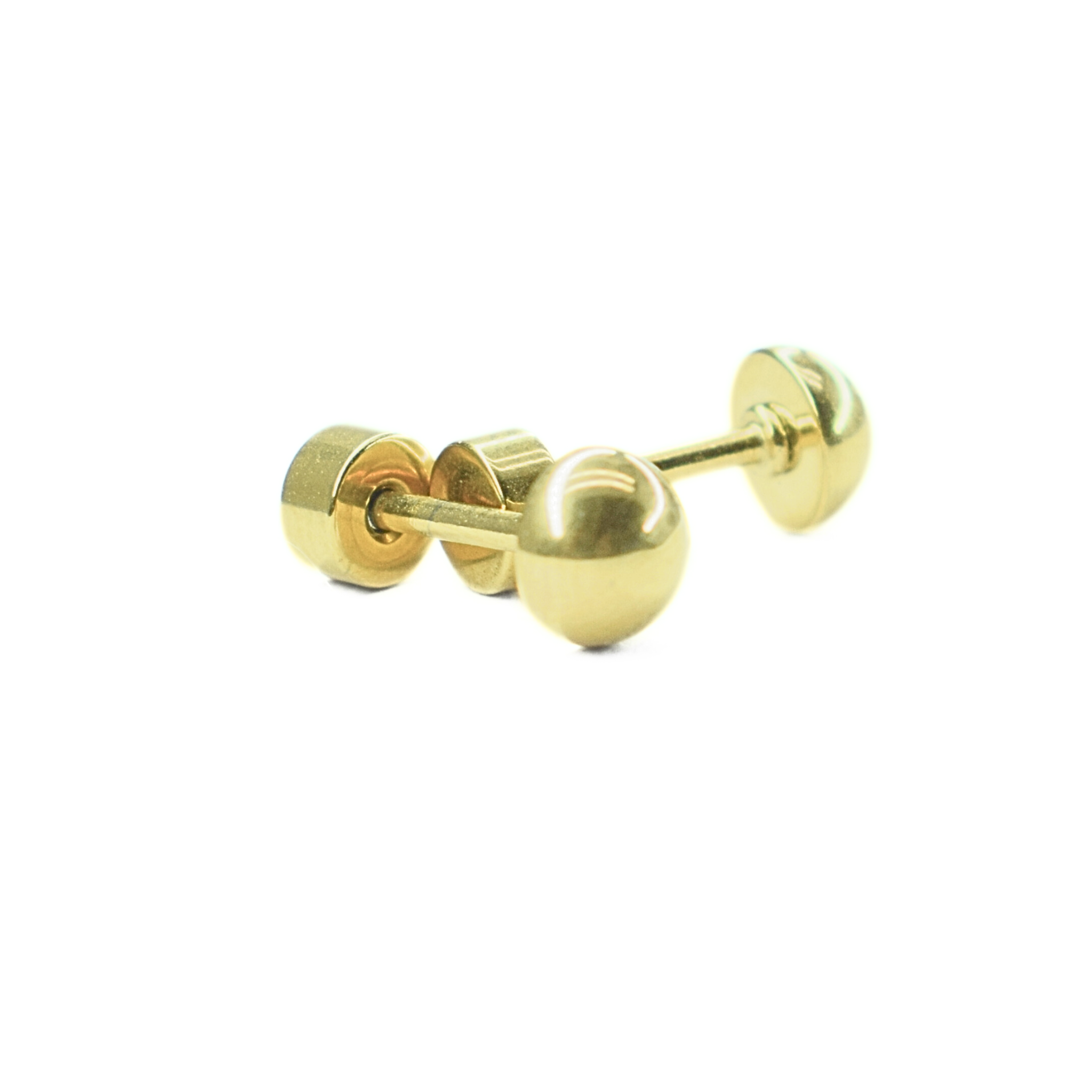 5mm Half ball studs - Gold