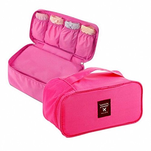 Closet Bra Underwear Undergarments Organizer Waterproof Travel Packing Toiletry Makeup Bag