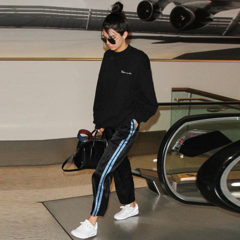 Satin Striped Trousers