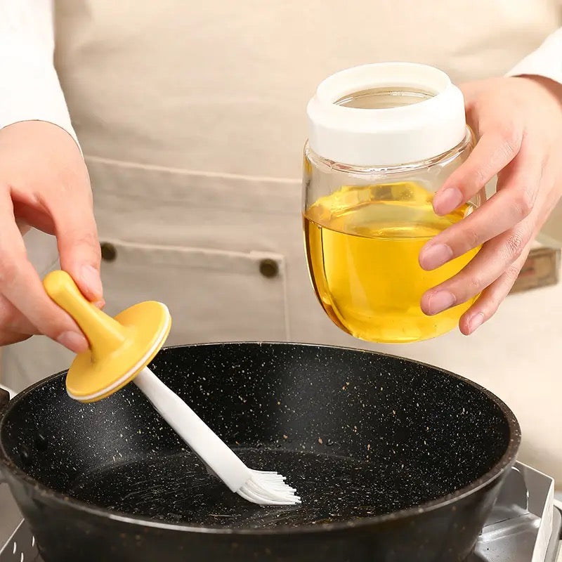 FOOD-GRADE OIL BRUSH BOTTLE