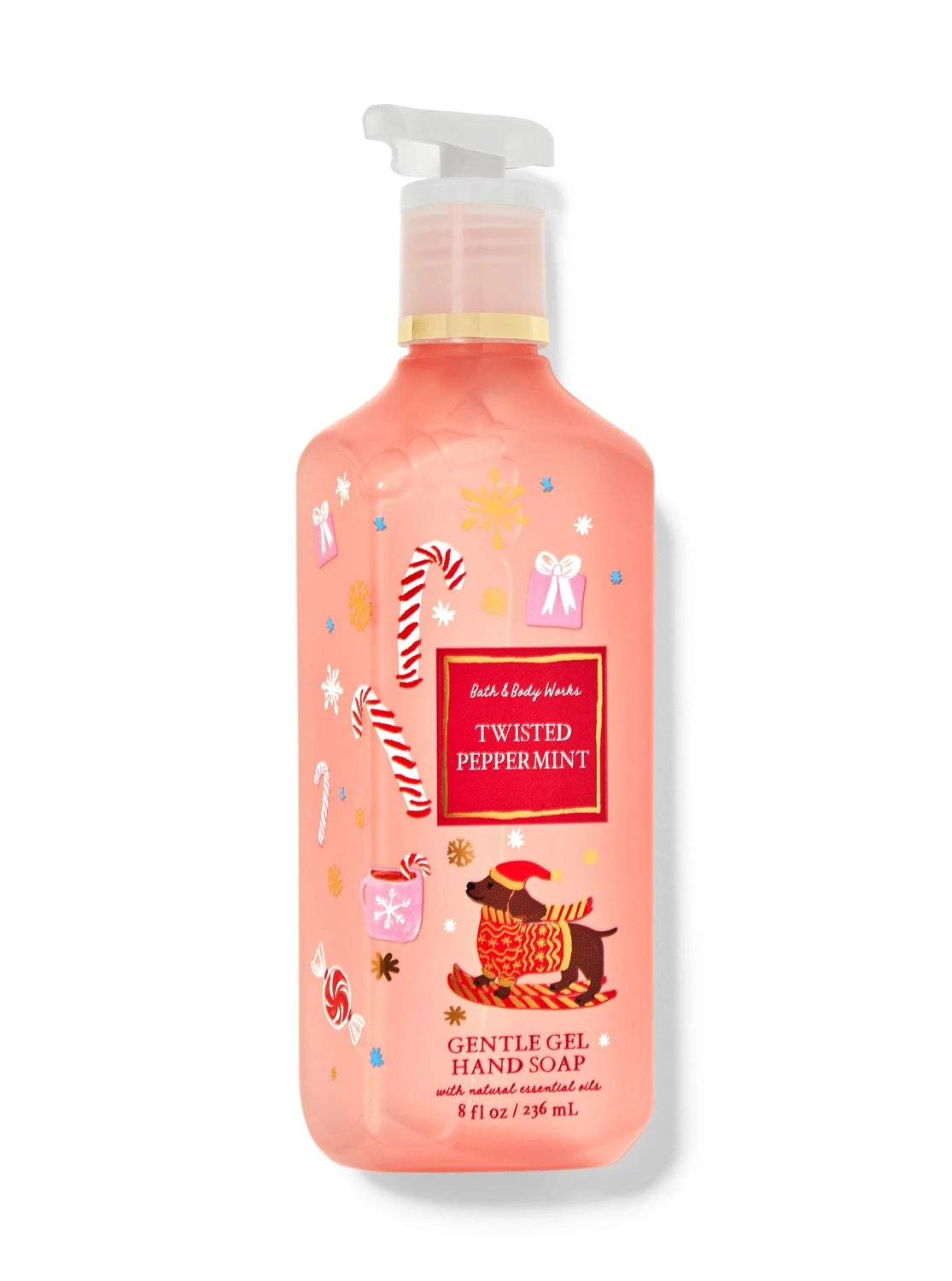 Bath and Body Works Twisted Peppermint Gentle Gel Hand Soap 236ml