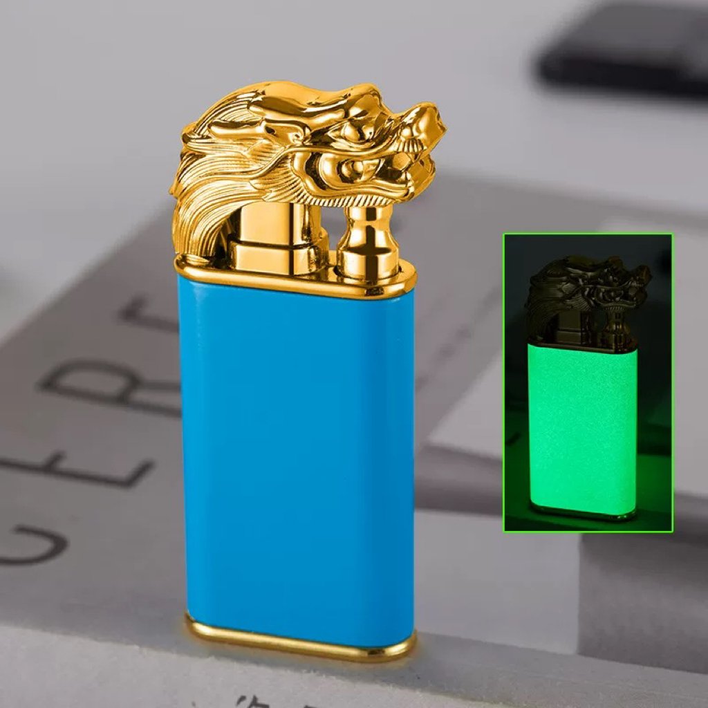 🔥  49% OFF🔥Double fire switch direct punch metal lighter