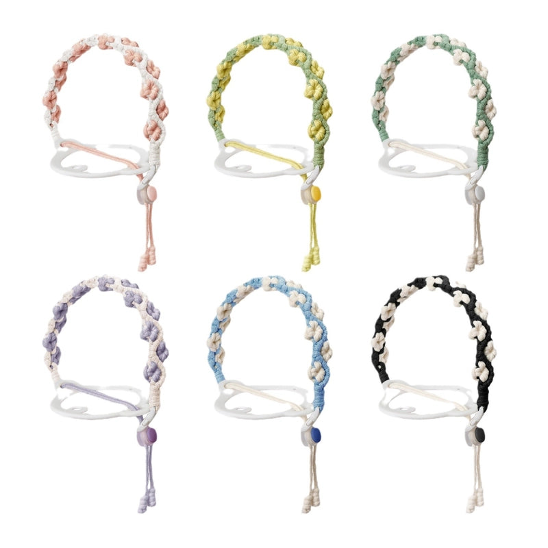 Casual Flower Cotton Rope Water Cup Lanyard 1 Piece