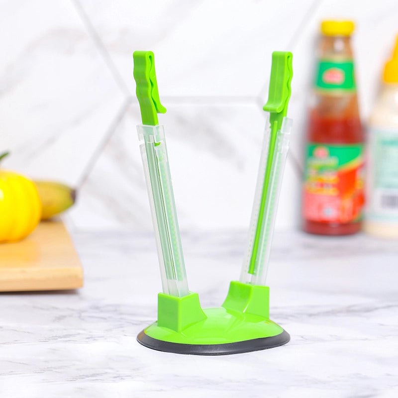 Casual Solid Color Plastic Bag Holder