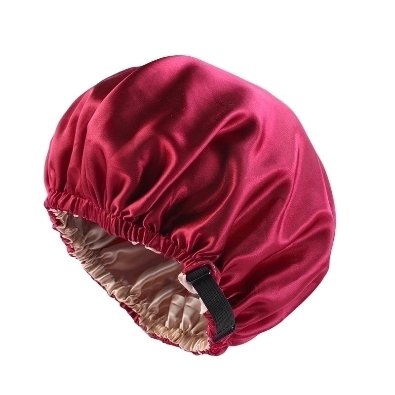 5 Pieces Women's Elegant Basic Minimalist Solid Color Eaveless Nightcap