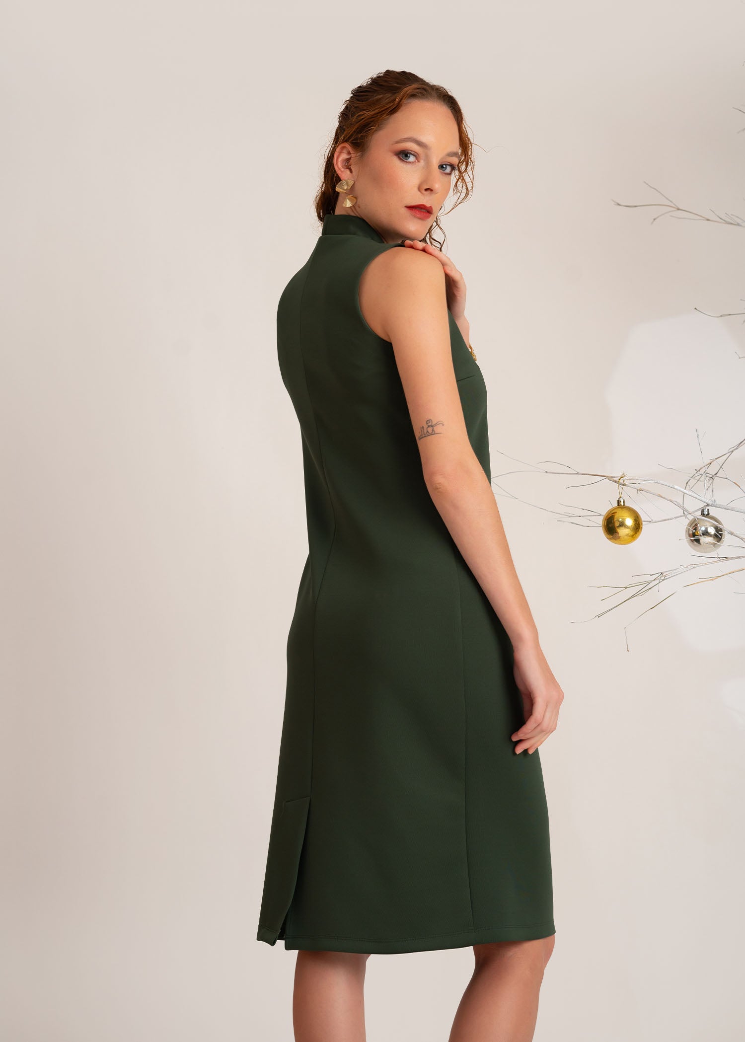 Sleeveless Sheath Dress