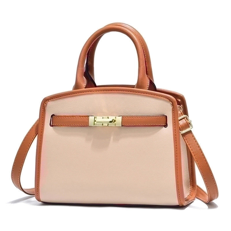 Women's Medium All Seasons Pu Leather Classic Style Square Bag