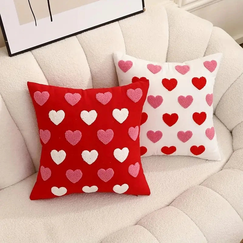 Valentine'S Day Casual Elegant Minimalist Heart Shape PP Cotton Plush Throw Pillow Bedding
