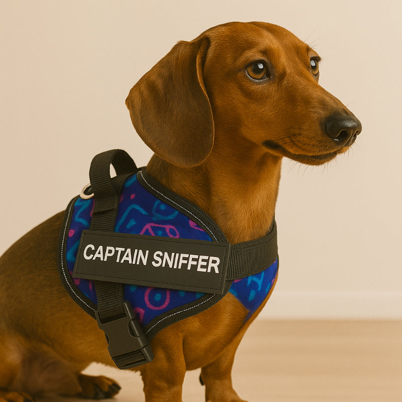 Personalized No Pull Dog Harness With Name And Number