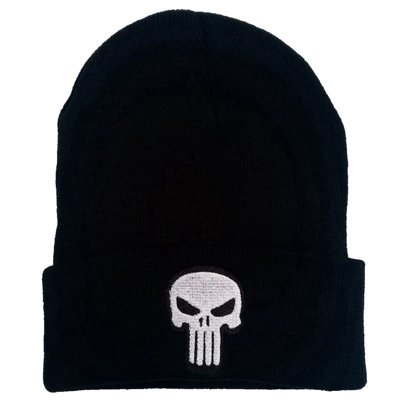 For Punisher Ghost Head Skull Knitted Hat For Men And Women Autumn And Winter Hat Street Dance Hat