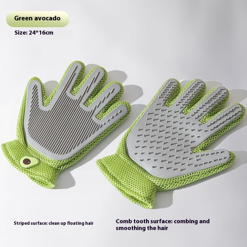 PawsPerfect Silicone Cat Grooming Gloves