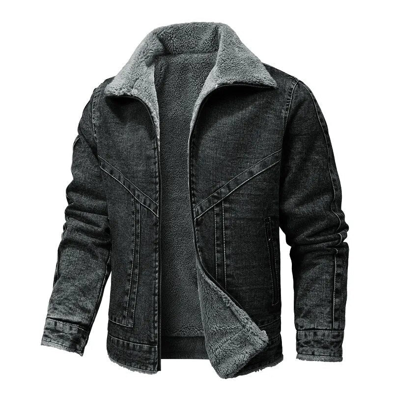 Tom Klein Denim Fleece Jacket