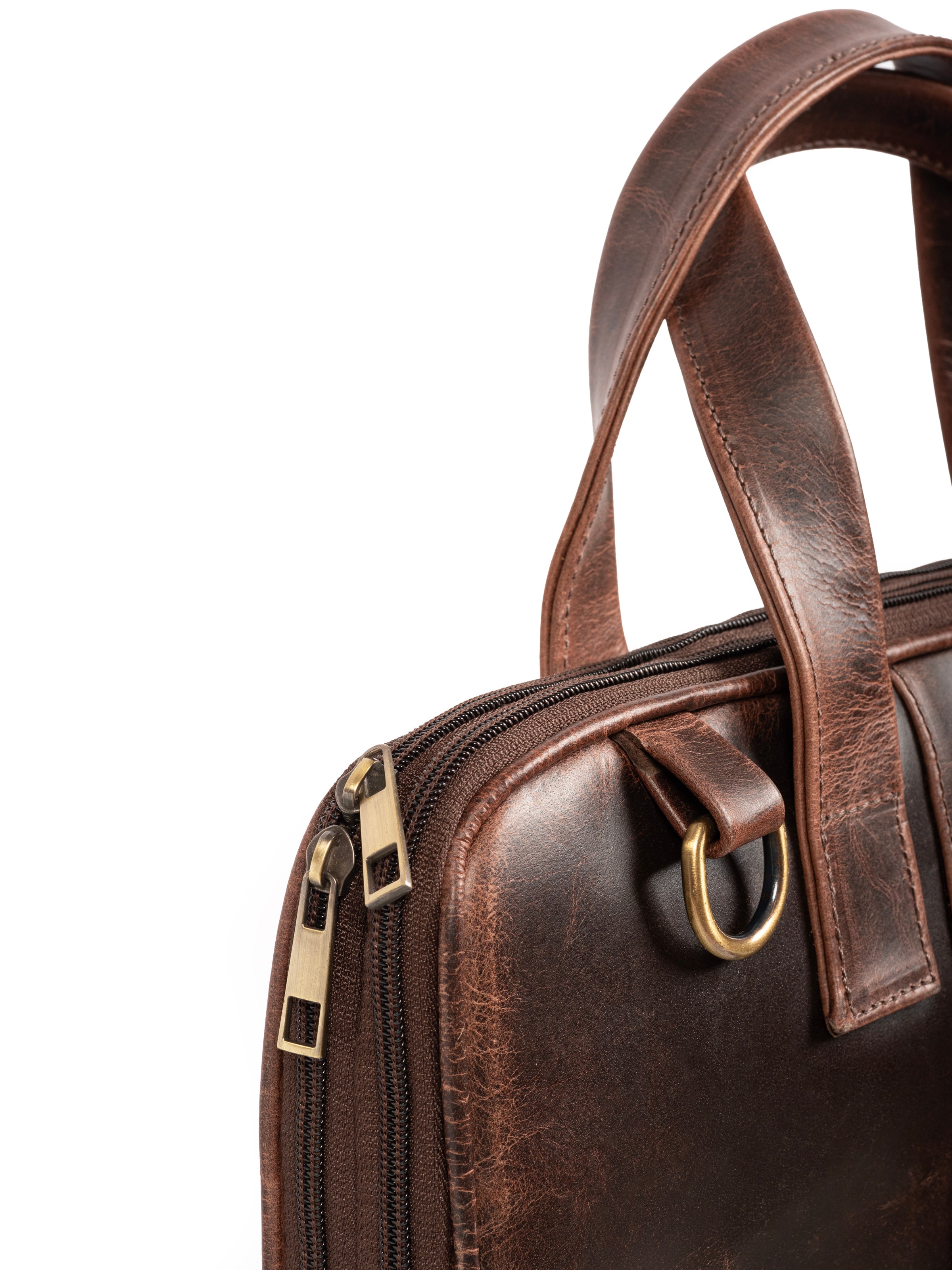 Harbor Laptop Briefcase. Brown