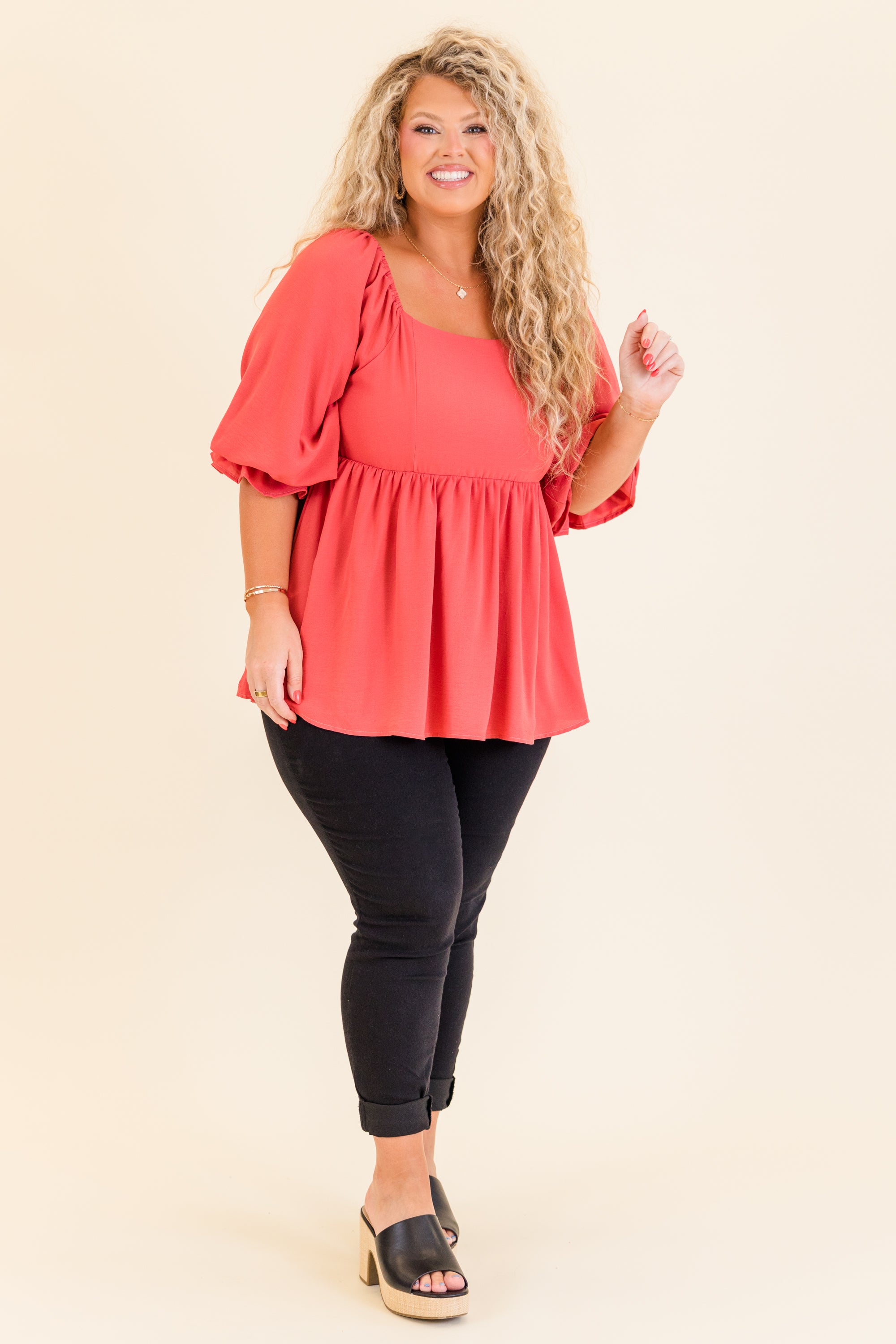 Create Opportunity Top. Mauve