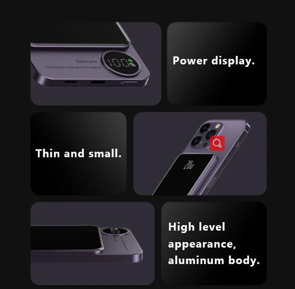 🔥 Big Sale- BUY 1 FREE SHIPPING- Powerbank Magnetic-(Buy 10000mAh save more)
